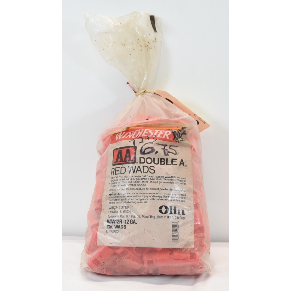 1 Bag Winchester Double A Red Wads