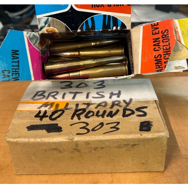 80 Rounds 303 British Military Ammunition