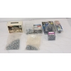 Image 1 : Box Lot Mixed Hardware Assorted Screws, Rivers And Drill Bits