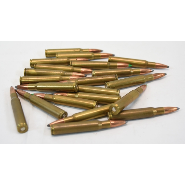 21 Rounds Assorted Brands .30-06 SPRG Caliber Reloaded Ammunition