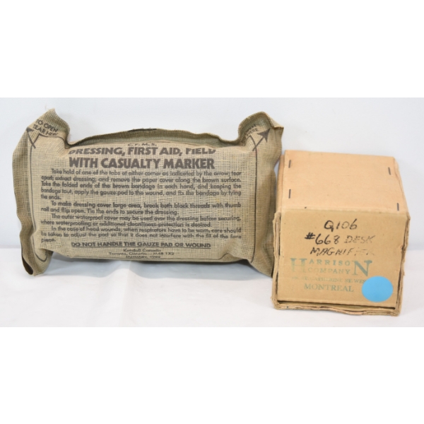 Box Lot Magnifyer & Emergency Dressing