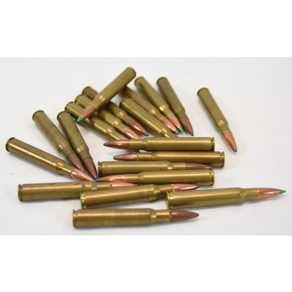 20 Rounds Assorted Brands .30-06 SPRG Caliber Reloaded Ammunition