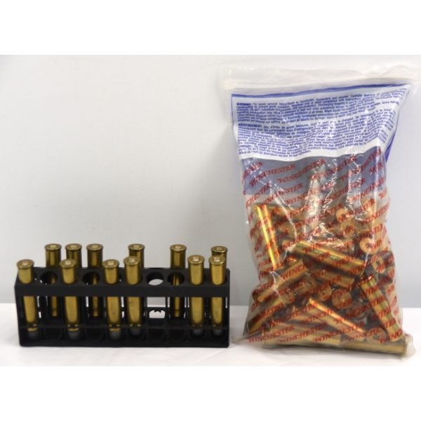 50 Pcs. Winchester .45-70 Government Brass & 12 Rounds .44 Marlin Ammunition