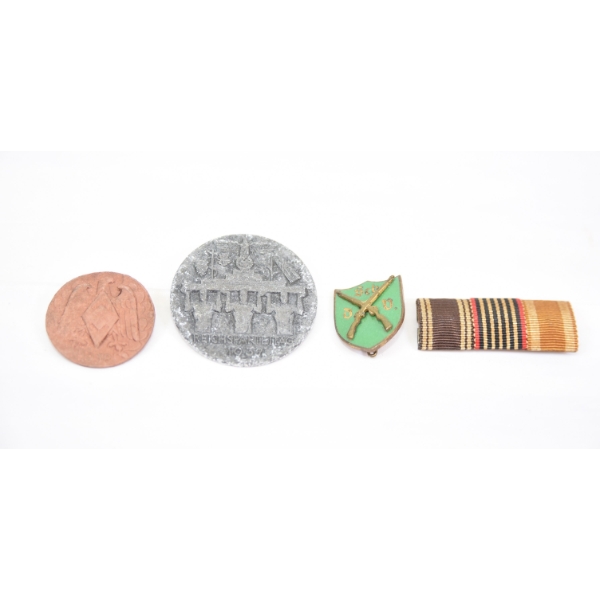 Box Lot German Badges, Ribbon Bar, Tinnie