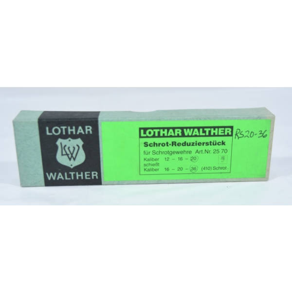 Lothar Walther Shot Gun Chamber Reducer 20-36 Caliber 