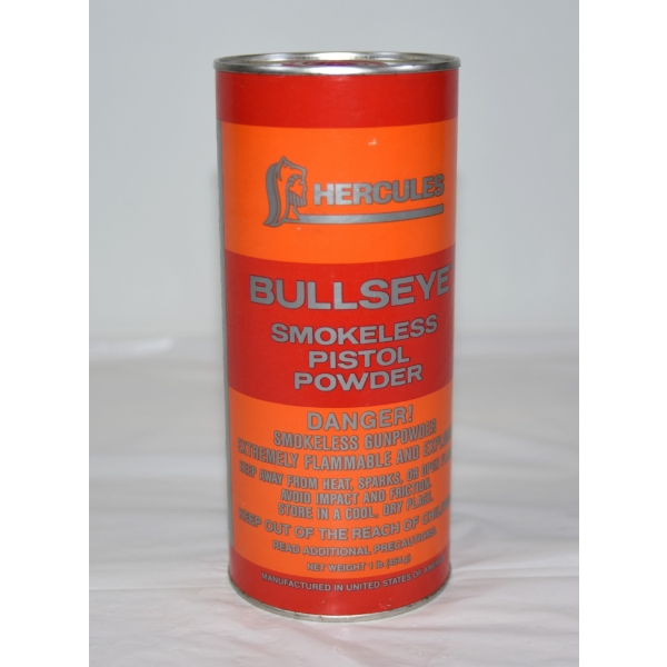 454 Grams Hercules Bullseye Smokeless  Pistol Powder
