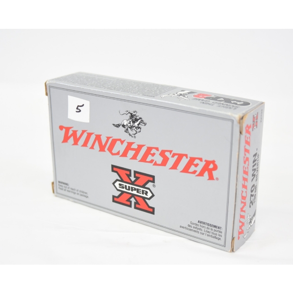 20 Rounds Winchester 270 Win 130gr. Ammunition