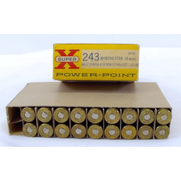 18 Rounds Winchester 243 Ammunition 