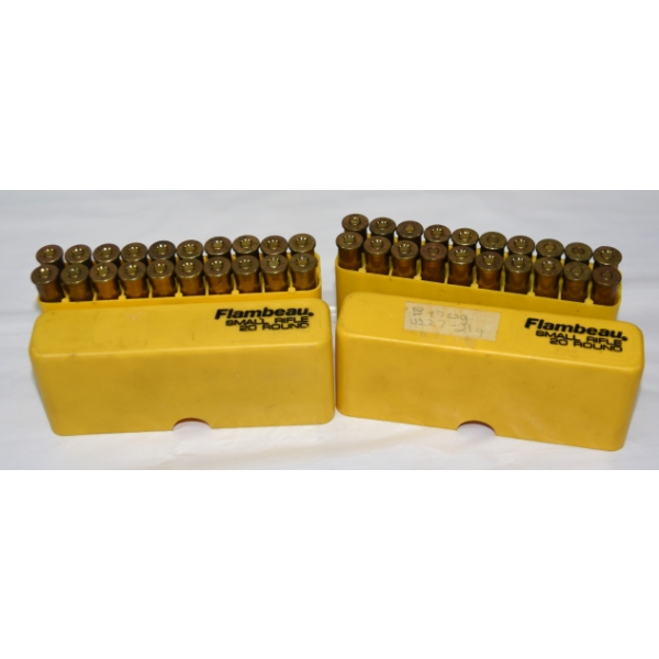 40 Rounds Reloaded .303 British Caliber Ammunition