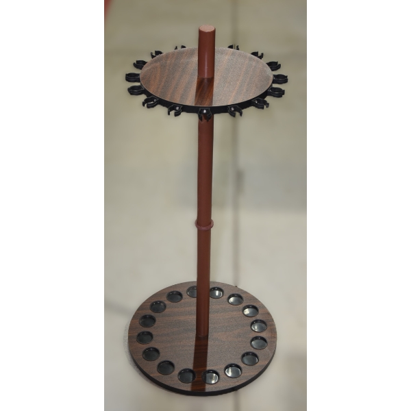 Wooden Fishing Rod Rack 