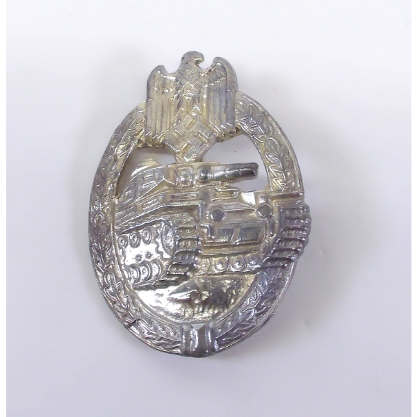 Panzer Assault Badge In Silver