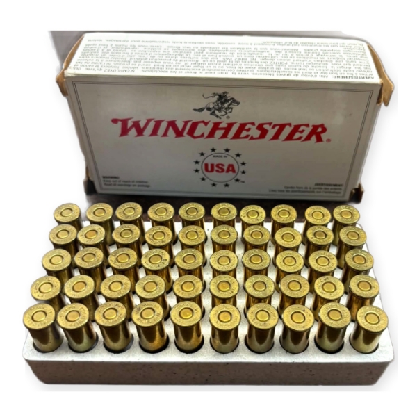 50 Rounds Winchester .44 Rem- Magnum 240 Grain Jacketed Soft Point Ammunition 