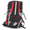 Image 1 : Outbound Hiking Back Pack In Black And Red With Grey Straps 