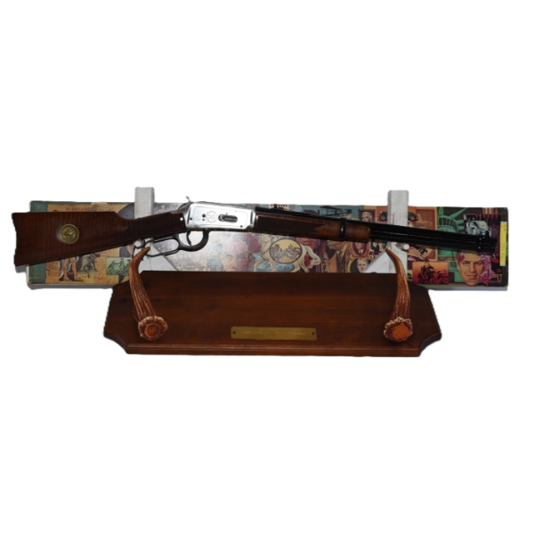 Winchester Model 1894 Bi-Centennial '76 Lever Action Rifle With Display Rack