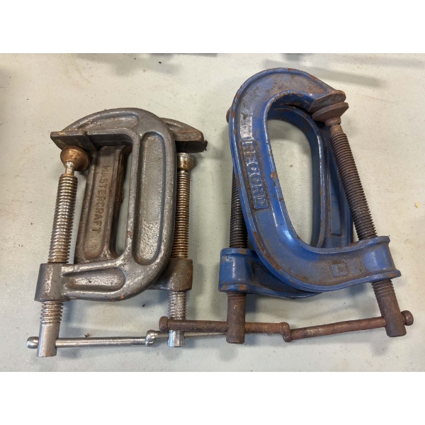 Record & Mastercraft Assorted C-Clamps