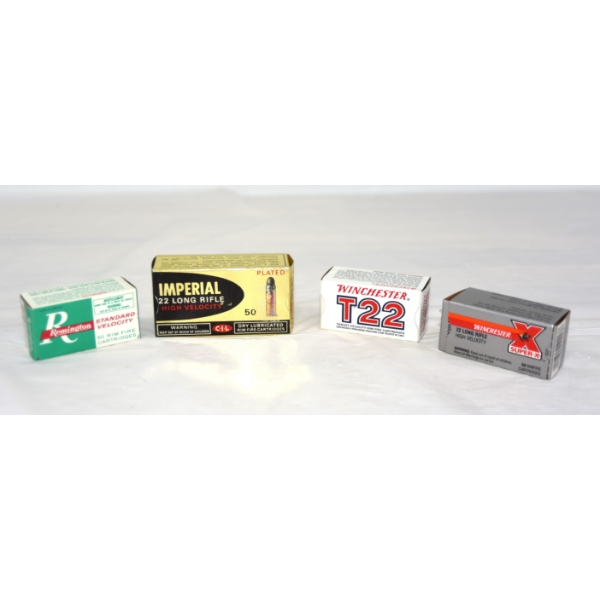 200 Rounds Assorted Brands 22 LR Ammunition Original Collectable With Boxes