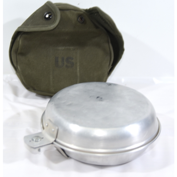Vintage Military Army Water Canteen With Cover