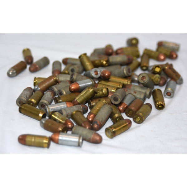 70 Rounds Assorted Brands .45 ACP Caliber Reloaded Ammunition