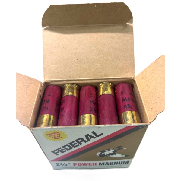 25 Rounds Federal 12ga 1 1/2oz # lead 2 3/4"  Ammunition
