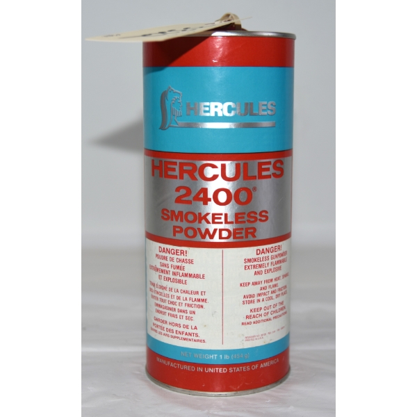 438 Grams Container HERCULES 2400 Smokeless Powder
