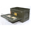 Image 4 : Heavy Duty Military Style Metal . 50 Caliber Ammunition Can