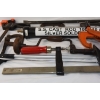 Image 5 : Box Lot Assorted Tools Metal Hardware Clamps & Shop Accessories 