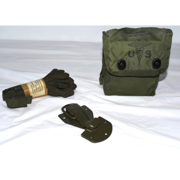 Box Lot Military Supplies 