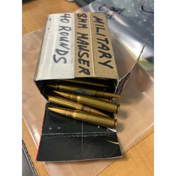 40 Rounds 8MM Mauser Military Ammunition