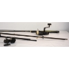 Image 4 : Box Lot of 3 Fishing Poles and 7 Reels