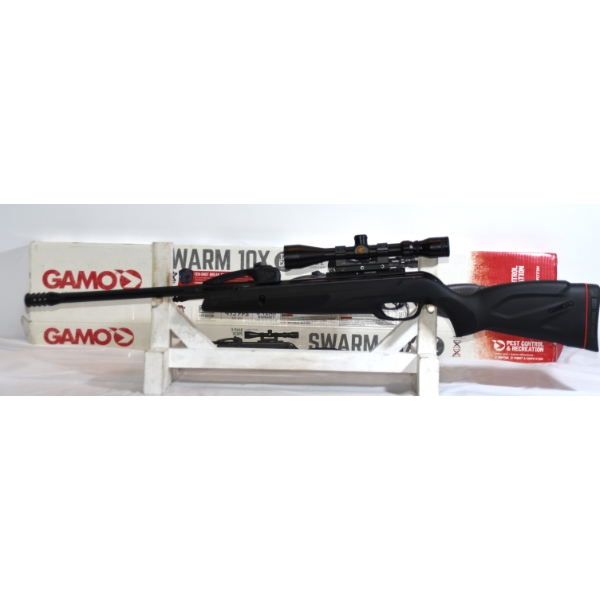 Gamo 10x Swarm .177 Pellet Rifle With Scope 495 FPS 