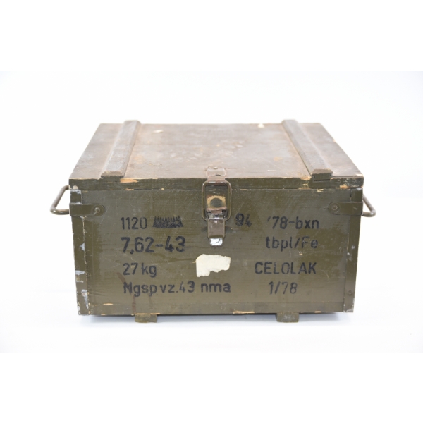 Russian Wood Ammunition Crate