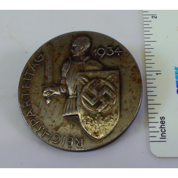 1934 NSDAP Reich Party Day Badge