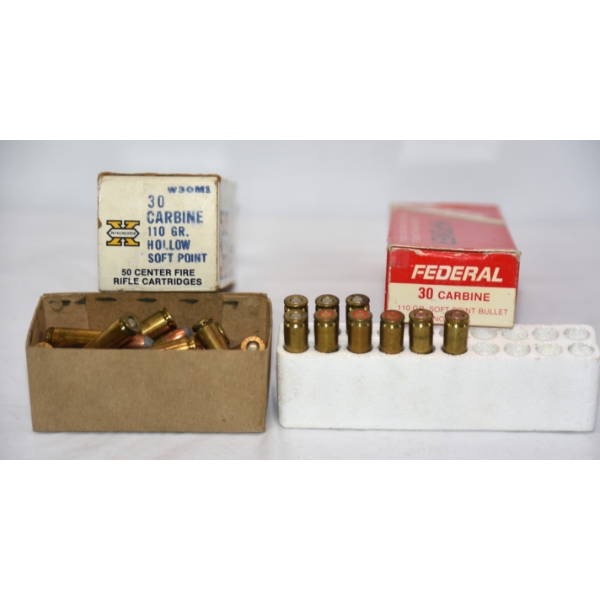 31 Rounds Mixed Brand 30 Carbine Ammunition