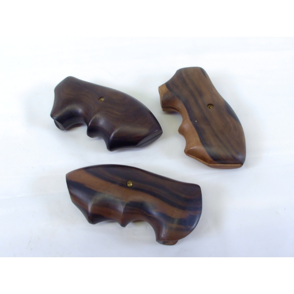 2 Colt D Frame Cocabola Combat Grip, 1 S&W K Frame Round Butt