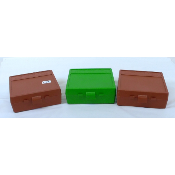 3 MTM 100 Rounds 44- 45 ACP Ammo Boxes