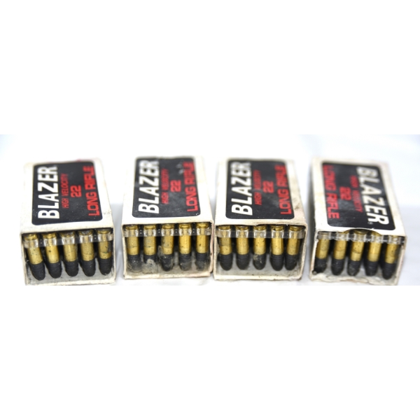 200 Rounds Blazer .22LR High Velocity Ammunition 