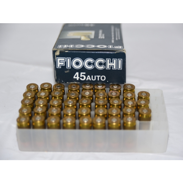 43 Rounds Fioccchi .45 ACP 230 Grain FMJ Ammuition