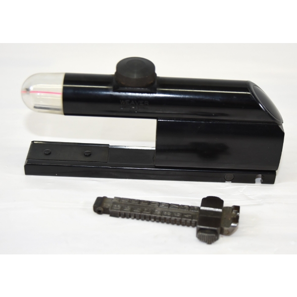 Box Lot Weaver Quik Point Red Dot Sight & Rifle Rear Sight