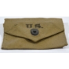 Image 2 : Box Lot US Military Pouches  & Misc. Military Badges & Belt Buckle