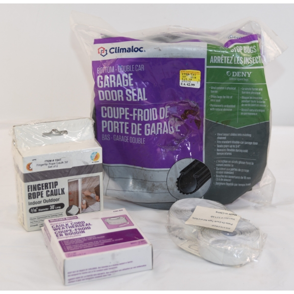 Caulk Tape & Door Seal