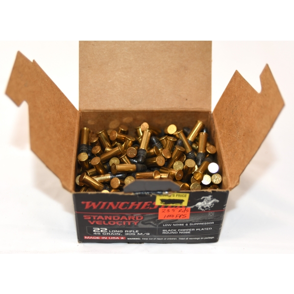 196 Winchester Standard Velocity 22 LR 45 Grain 