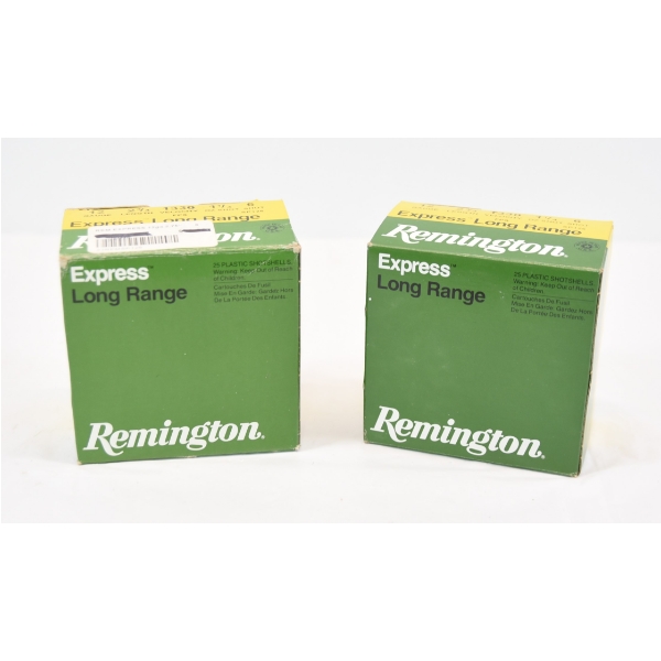 50 Rounds Remington Express Long Range 12 Gauge 2 3/4" #6 Shot Ammunition