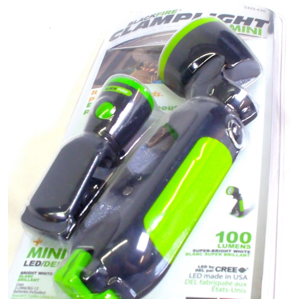 Black Fire Clamp Light