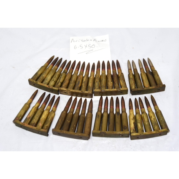 40 Rounds Arisaka Ammunition 6.5x50 Caliber