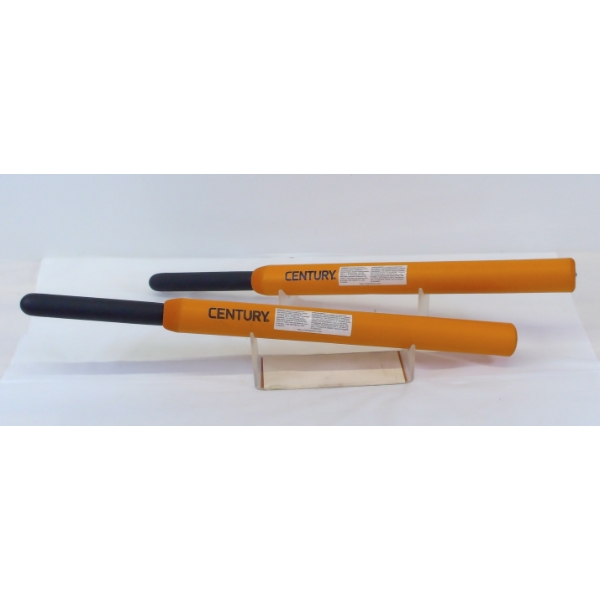 2 Orange Century Martial Arts Foam Training Bat Sword with Handle