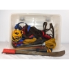 Image 1 : Box Lot Of Ratchets Bungee Cords & Ropes 