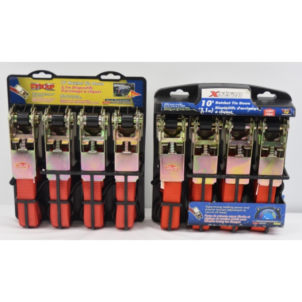 2 Pack Ratchet Straps