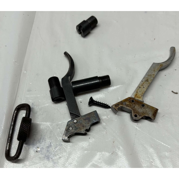 Cooey 39, 75, 750 etc. 22 Bolt Rifle 2 Triggers, 3 Assembly Bolts & 1 Foreman Swivel