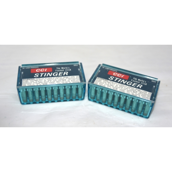 100 Rounds CCI Stinger 22 LR Hyper Velocity Ammunition