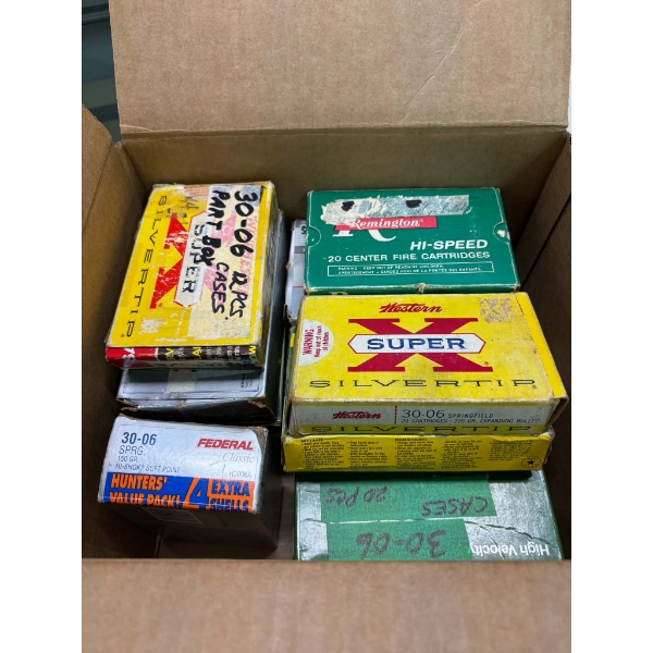 5kg Box of Assorted Brand 30-06 Unprimed & Shot Brass 